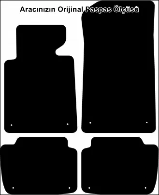 BMW 3 E46 Compact 2001-2005 Orijinal Kalite Halı Paspas - Görsel 2