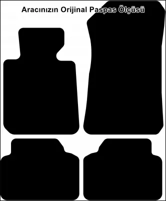 BMW 3 E90 2005-2011 Premium Kalite Halı Paspas - Görsel 2