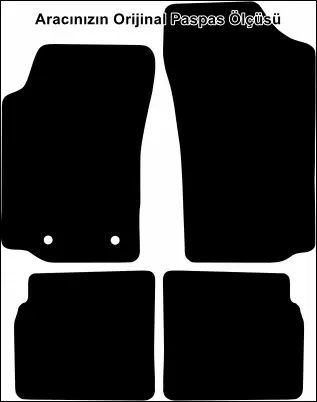 Peugeot 306 1993-2002 *2 Kapı Premium Kalite Halı Paspas - Görsel 2