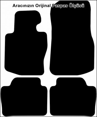 BMW 4 F36 xDrive GranCoupe 2014 ve Sonrası Temel Kalite Halı Paspas - Görsel 2