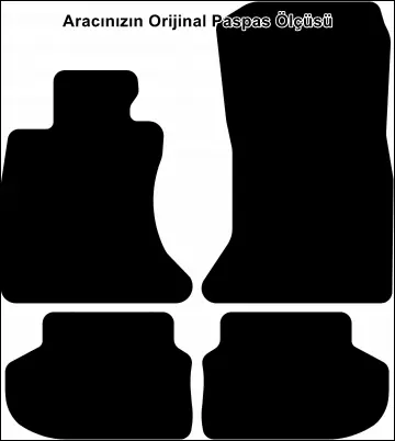 BMW 5 F10 2014-2016 LUXURY +Plus Temel Kalite Halı Paspas - Görsel 2