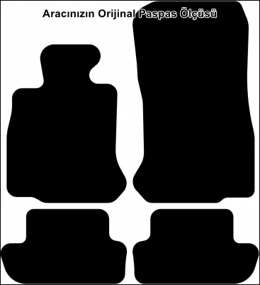 BMW 6 F12 Cabrio 2012 ve Sonrası Premium Kalite Halı Paspas - Görsel 2