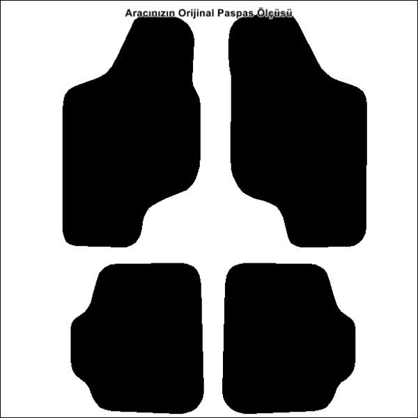 Kia Cerato 2004-2008 Orijinal Kalite Halı Paspas - Görsel 2