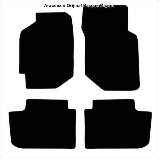 Honda Civic 1987-1991 *Sedan Temel Kalite Halı Paspas - Görsel 2