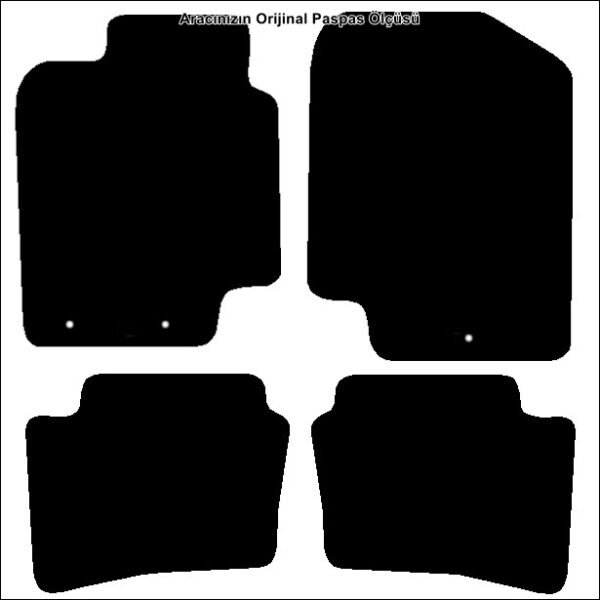 Hyundai Elantra 2011-2016 Orijinal Kalite Halı Paspas - Görsel 2