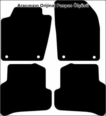 Skoda Fabia 3 2014 ve Sonrası Premium Kalite Halı Paspas - Görsel 2