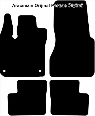 Smart ForFour W453 2015 ve Sonrası Orijinal Kalite Halı Paspas - Görsel 2