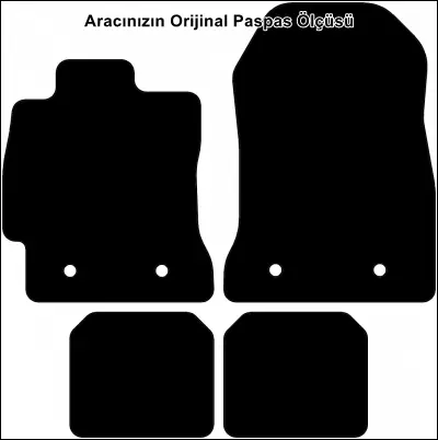 Toyota GT86 2012 ve Sonrası Premium Kalite Halı Paspas - Görsel 2