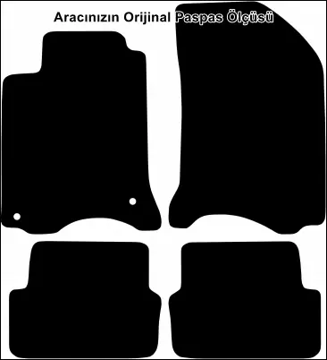 Renault Laguna 2 2001-2007 Orijinal Kalite Halı Paspas - Görsel 2