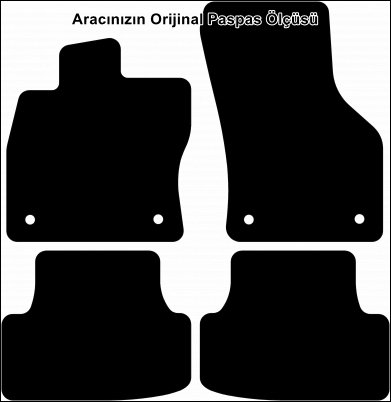 Seat Leon 5F 2013 Sonrası Premium Kalite Halı Paspas - Görsel 2