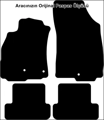 Renault Megane 3 Sport Tourer 2008-2016 Premium Kalite Halı Paspas - Görsel 2