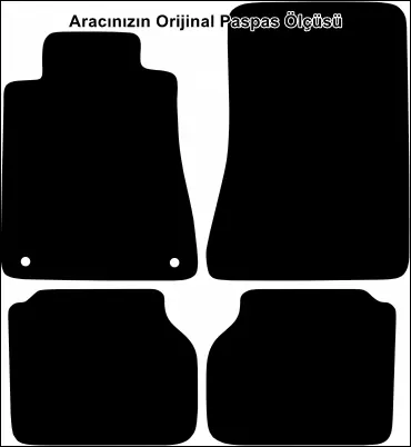 Mercedes S W140 1991-1999 *Short Premium Kalite Halı Paspas - Görsel 2