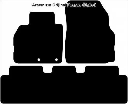 Renault Scenic 2 2002-2009 Premium Kalite Halı Paspas - Görsel 2