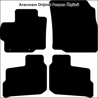 Mitsubishi Space Star 2020 ve Sonrası Premium Kalite Halı Paspas - Görsel 2