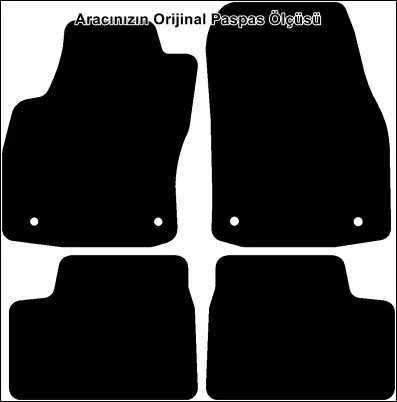 Opel Astra H Coupe (GTC) 2005-2010 Premium Kalite Halı Paspas - Görsel 2