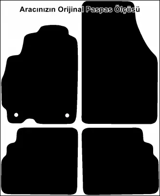 Hyundai ATOS 1998-2003 Premium Kalite Halı Paspas - Görsel 2