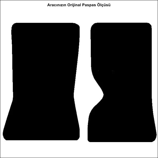 Corvette C3 1968-1982 Temel Kalite Halı Paspas - Görsel 2