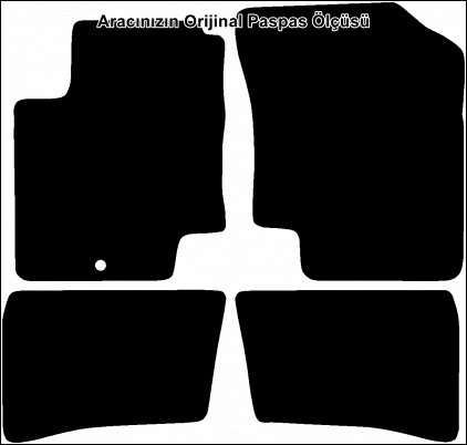 Hyundai i20 2008-2014 Orijinal Kalite Halı Paspas - Görsel 2
