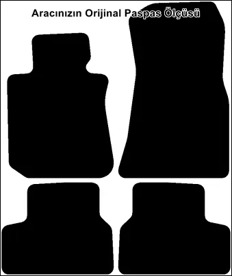 BMW i4 G26 2022 ve Sonrası Orijinal Kalite Halı Paspas - Görsel 2