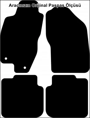Fiat Marea 1997-2002 Orijinal Kalite Halı Paspas - Görsel 2