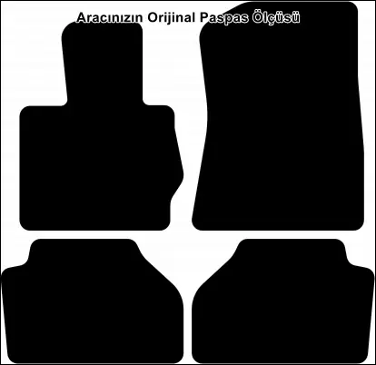 BMW X3 F25 2010-2018 Orijinal Kalite Halı Paspas - Görsel 2