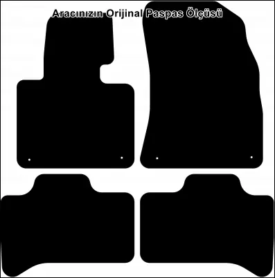 BMW X5 E53 1999-2006 Orijinal Kalite Halı Paspas - Görsel 2