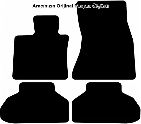 BMW X6 F16 2015 ve Sonrası Temel Kalite Halı Paspas - Görsel 2